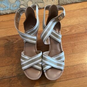 tommy hilfiger white gold wedges!